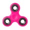 Pink hand spinner isolated