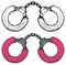 Pink handcuffs