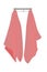 Pink hanging towels