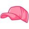 Pink Hat Baseball Cap Snapback Illustration Vector Icon