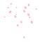 Pink heart scattered illustrator brusher design