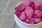 Pink Heart Shapes Fruit Gums