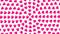 Pink Heart symbol circle pattern paper flip loop animation 4K