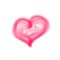 Pink heart texture