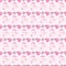 Pink heart vector seamless pattern texture.