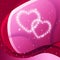 Pink Hearts Background Means Valentine Desire And Partner