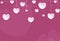 Pink Hearts Lovely Background