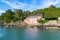 The pink house in Morbihan gulf