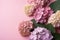 Pink Hydrangea Dreams: A Pastel Floral Composition