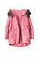 Pink jacket isolated