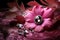 Pink Jewelry Flower Wallpaper. Generative AI