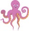 Pink Kind Octopus