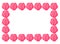 Pink Knitted Flower Frame Graphic Resource