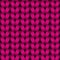 Pink knitted seamless pattern