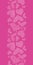 Pink lace hearts textile texture vertical seamless