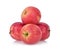 Pink lady apples isolated on white background