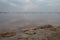 Pink Lake in Nature Park of the Lagoons of La Mata and Torrevieja