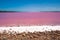 Pink Lake Panoramic View Australia