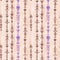 Pink and Lavender Indian Arrows. Watercolor Seamless Pattern.