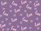 Pink lettering on a lilac backgroundRomantic background. Perfect design for posters, cards, textile, web pages.