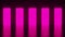 Pink light shines from five doorways in a dark room. Fills the space with bright white light. Bright Light in the Dark Room. Right
