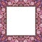 Pink and lilas ornamental frame.