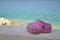 Pink little beach shoe