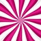 Pink Lollypop Candy Background with Swirling, Rotating, Twirling Stripes. Vector