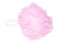 Pink loofah isolation