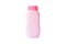 Pink lotion bottle creams isolated background.
