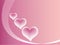 Pink love background