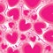 Pink love connect seamless pattern