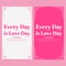 Pink love valentines day social media story template