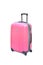 Pink luggage isolated
