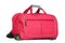 Pink luggage with wheels
