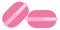 Pink macaron, icon