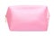 Pink makeup bag. Glamour cosmetic accessory