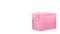 Pink makeup bag. Glamour cosmetic accessory