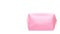 Pink makeup bag. Glamour cosmetic accessory