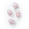 Pink marshmallows, handmade sweets, zephyr, soft confectionery, candy on a light background. Sweet marshmallow.