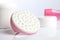 Pink massaging tool, which eliminate cellulite