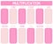A Pink Math Multiplication Tables