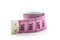 Pink measure tape