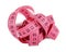 Pink measure tape