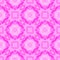 Pink medallion allover seamless pattern. Hand draw