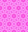 Pink medallion allover seamless pattern. Hand draw