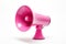 Pink Megaphone Elegance