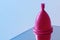 Pink menstrual cup