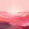 Pink Minimalism Seascape Abstract Serene Ocean And Mountain Landscape