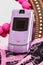 Pink mobile phone